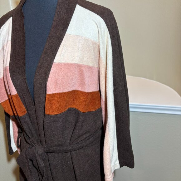 🤎 Sears 80s Retro Vintage Men's Robe One Size Fits All - Picture 5 of 12